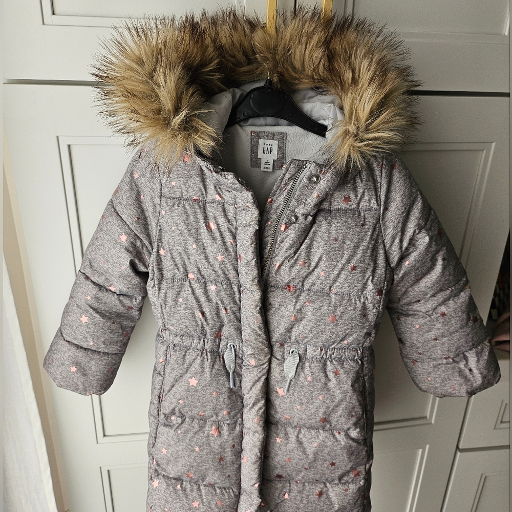 GAP Cold control puffer jacket for girls.